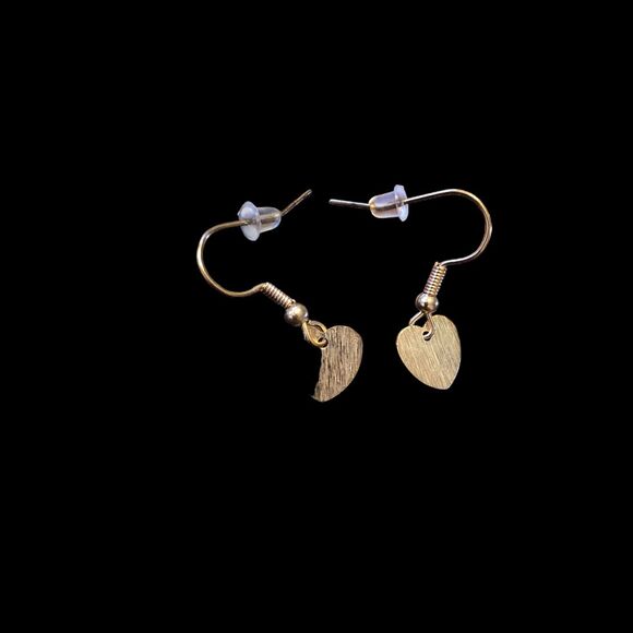 Set of 3 Rose Goldtone Necklace & Earrings, Heart Necklace & Earrings, & Dangles - Picture 5 of 10